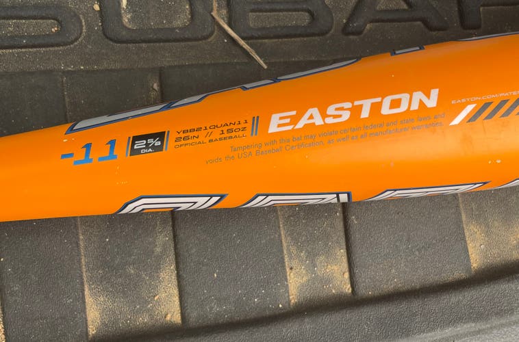 Used  Easton USABat Certified (-11) 17 oz 26" Bat