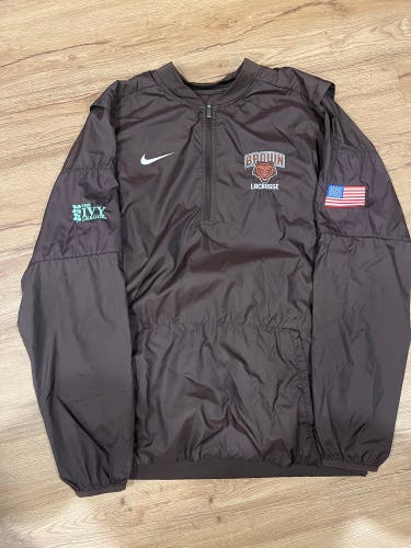 Brown Lacrosse wind breaker