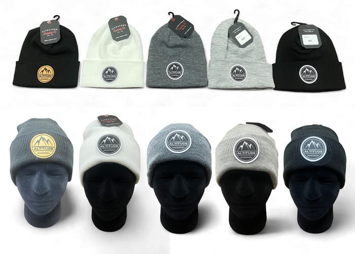 ALTITUDE FINE KNIT CUFFED WINTER SKI SNOWBOARD BEANIE HAT STYLE #907