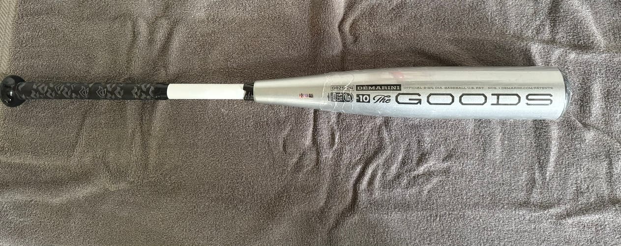 New 2024 DeMarini USSSA Certified Hybrid 20 oz 30" The Goods Bat