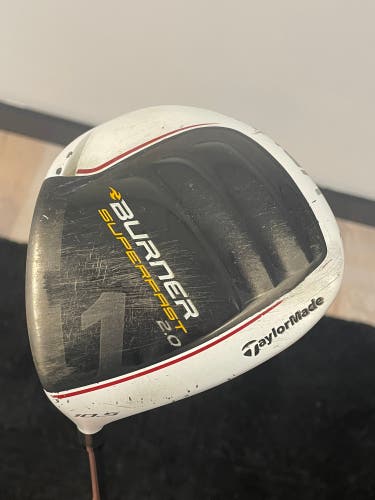 Used Men's TaylorMade Left Hand Regular Flex 10.5 Loft Burner Driver