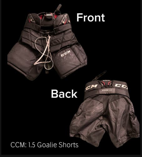 CCM 1.5 Junior goalie shorts