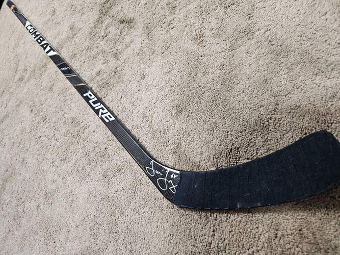 JAROMIR JAGR 11'12 Signed Philadelphia Flyers Combat NHL Game Used Stick COA