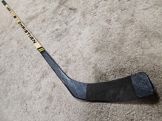 JAROMIR JAGR 91'92 Cup Season Signed Pittsburgh Penguins NHL Game Used Stick COA