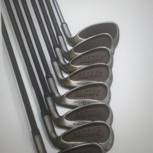 Used Men's TaylorMade Burner Right Handed Iron Set Regular Flex 8 Pieces Graphite Shaft