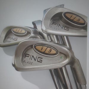 Used Men's Ping i3 Right Handed Iron Set Regular Flex 7 Pieces Steel Shaft