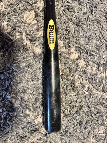 Used 2023 Baum BBCOR Certified Wood Composite 29.5 oz 32.5" Gold Stock Bat