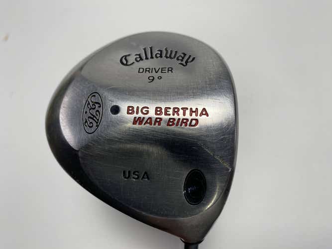 Callaway Big Bertha Warbird Driver 9* RCH 90 Firm Graphite Mens RH