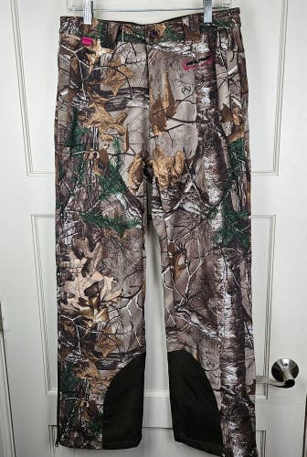 Realtree Camo Pants Women's Size: M Waterproof Windproof Fleece Lined Softshell