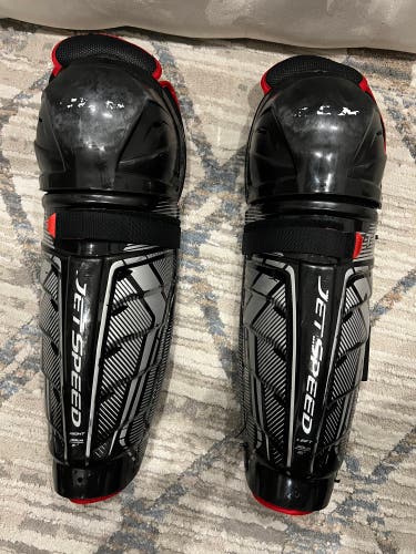 Used Senior CCM 15"  JetSpeed FT350 Shin Pads