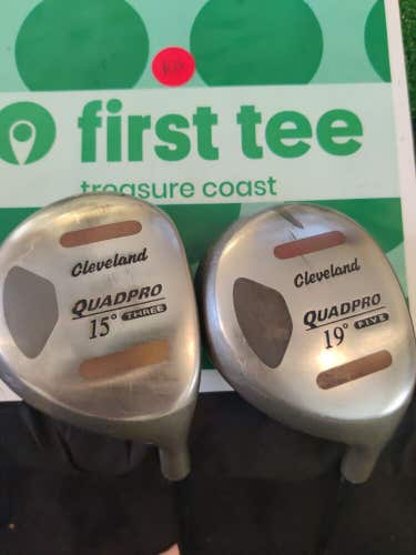 Cleveland Quad Pro 3+5 Woods Set Graphite Shaft