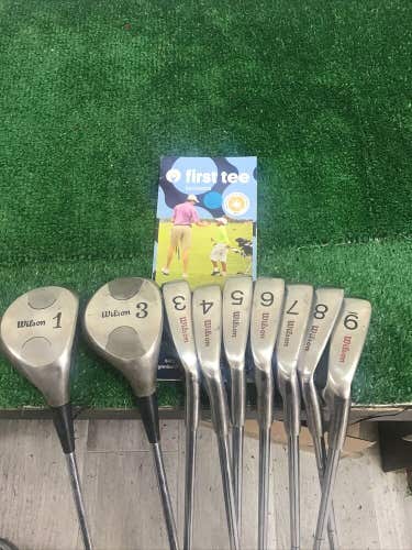 Wilson WG2000 Driver and 3 Woods 4-PW Irons Set Regular Steel Shafts