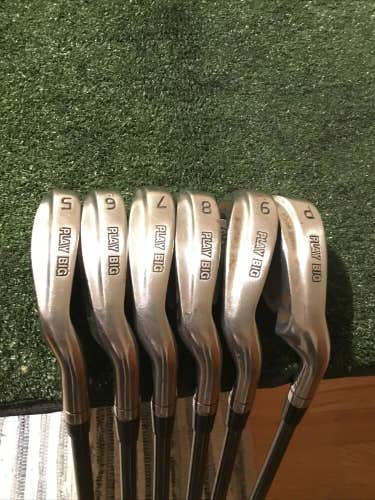 Play Big G-500 CCP Irons Set 5-PW Regular Graphite Shafts