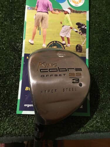 King Cobra Offset SS Hyper Steel 3 Wood Graphite Shaft Left Handed