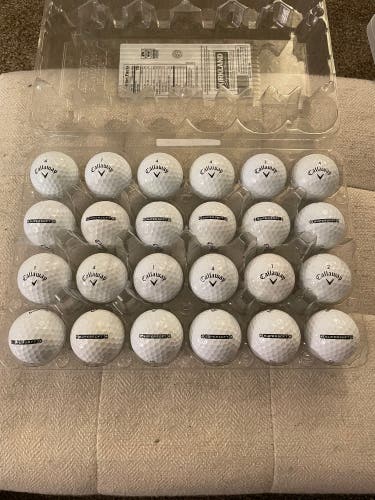 24 Callaway Supersoft Golf Balls - 5A MINT CONDITION ONLY