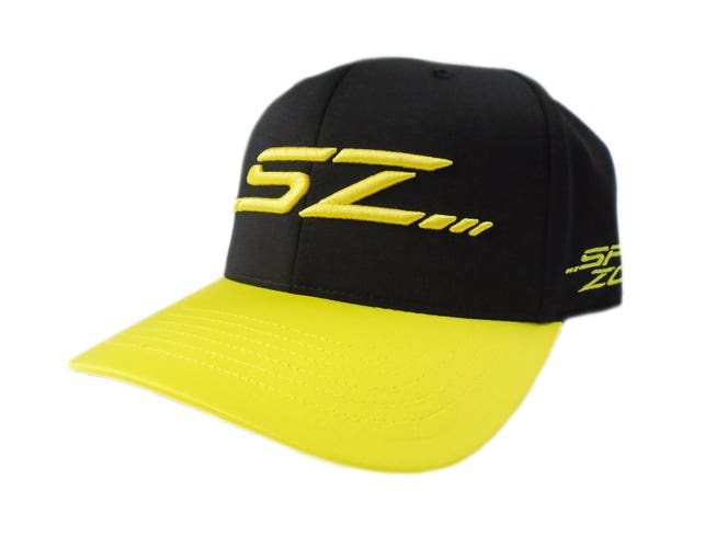 NEW Cobra SpeedZone 110 Black/Yellow Adjustable Snapback Hat/Cap