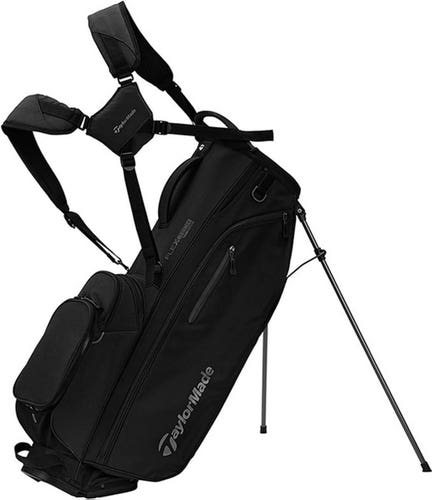 NEW 2024 TaylorMade Flextech Crossover Black 14 Way Stand/Carry Bag