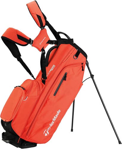 NEW 2024 TaylorMade Flextech Crossover Orange 14 Way Stand/Carry Bag