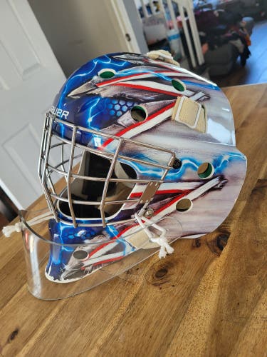 Used Junior Bauer NME 4 Goalie Mask