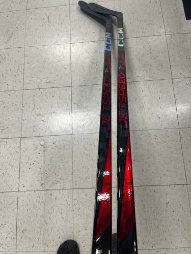 New 2 Pack 2x 75 Flex Left Handed P28 Red FT7 Pro Hockey Sticks