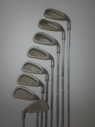 Used Men's Callaway X-12 Right Handed Iron Set Regular Flex 8 Pieces Steel Shaft