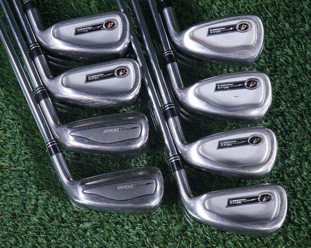 NICKLAUS IRON MAX PROGRESSIVE IRONS SET 3-P NICKLAUS CRANK SHAFTS ~ L@@K!!