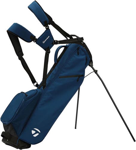 NEW 2024 TaylorMade Flextech Carry Navy 3 Way Stand/Carry Golf Bag