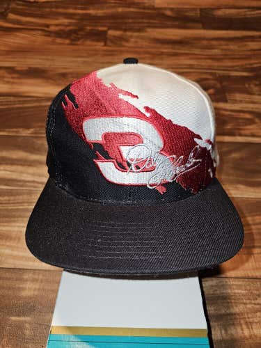 Vintage Rare Dale Earnhardt Nascar Racing Logo Athletic Splash Wool Hat Snapback