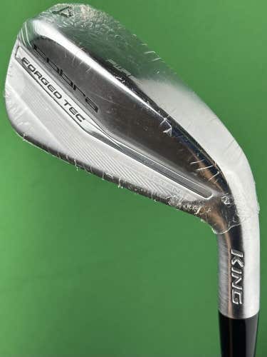 Cobra Forged Tec Individual 4-Iron 21* Steel KBS $-Taper Lite Stiff Flex RH NEW`