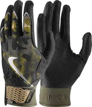 Nike Alpha Batting Gloves, Men's, XL, Army Camo