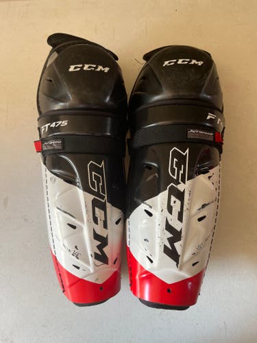 Used Senior CCM Jetspeed FT475 14" Shin Pads