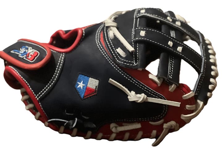 33.50 Dbl H-Webbing Texas Fast Pitch Edition ( Navy Blue / Red / White )