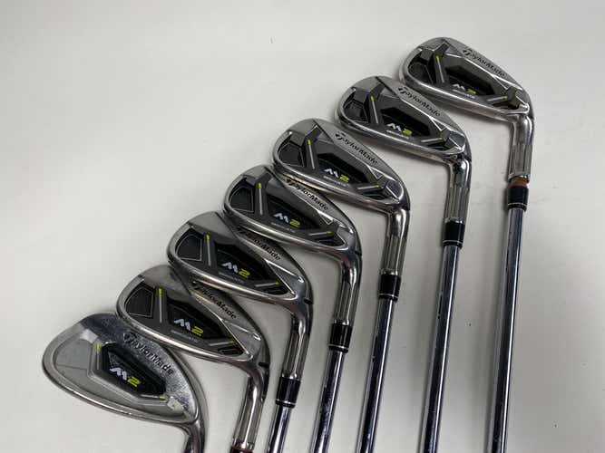 TaylorMade 2017 M2 Iron Set 5-PW+SW REAX 88g Regular Steel Mens RH