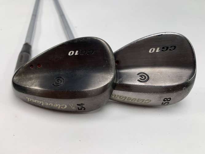 Cleveland CG10 Black Pearl Wedge Set 54* | 58* True Temper Dynamic Gold Wedge RH