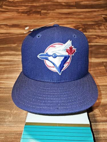 Vintage Toronto Blue Jays MLB New Era Pro Model Diamond 100% Wool Hat Sz 6 7/8