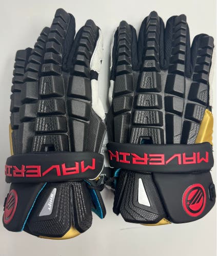 All American Black Senior Game 2024 Maverik MX Goalie Lacrosse Gloves