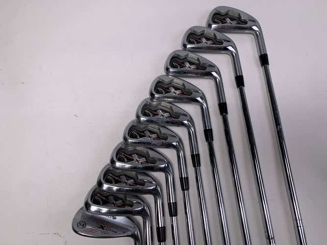 Callaway X Tour Iron Set 2-PW+SW True Temper Dynamic Gold SL S300 Stiff RH +1"