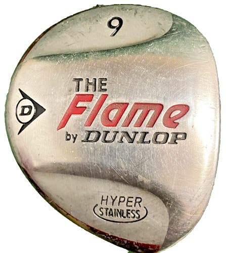 Dunlop The Flame 9 Wood Hyper Stainless Men's RH Regular Graphite New Grip 41"