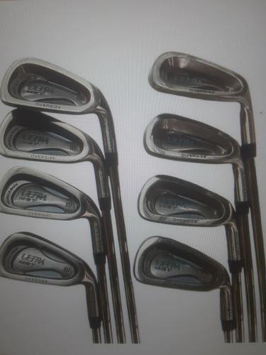 Used Women's Wilson Ultra Right Handed Iron Set Ladies Flex 8 Pieces Steel Shaft