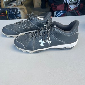 Black Used Size 12 (Women's 13) Adult Men's Under Armour Leadoff low rm Low Top Footwear Molded Clea