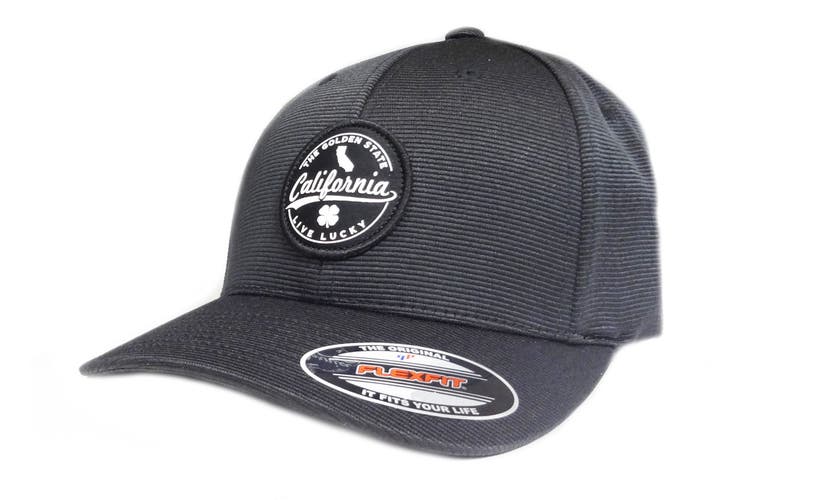 NEW Black Clover Live Lucky Cali Shadow Black Fitted Large/Extra Large Golf Hat