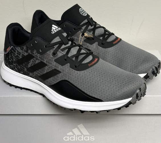 Adidas S2G SL Previous Season Golf Shoes GV9793 Gray/Black 8.5 Medium NEW #86137