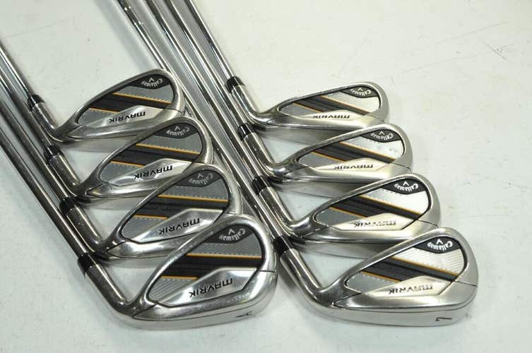 Callaway Mavrik 4-PW,AW Iron Set Right Regular Flex Elevate 95 Steel # 180749