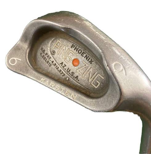 Ping Zing 6 Iron Orange Dot Men's RH Aldila 101 Regular Graphite 37" Nice Grip