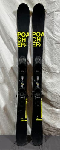 2020 K2 Poacher Jr 119cm 102-75-96 Rocker Twin-Tip Skis Marker 4.5 Demo Bindings