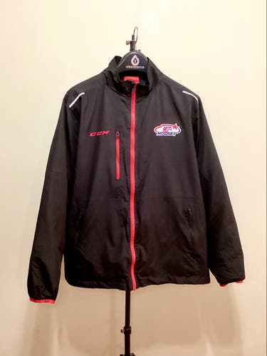 Used CCM USAHockey warmup jacket Sz L