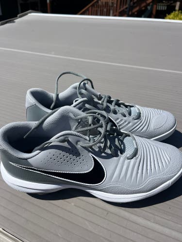 Gray New Adult Low Top Metal Nike alpha huarache elite 3