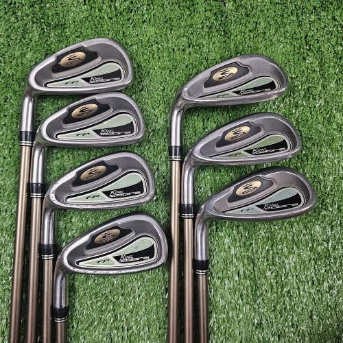 LH King Cobra FP Iron Set 5-PW SW Aldila NV HL 65 Lite Senior Flex Graphite