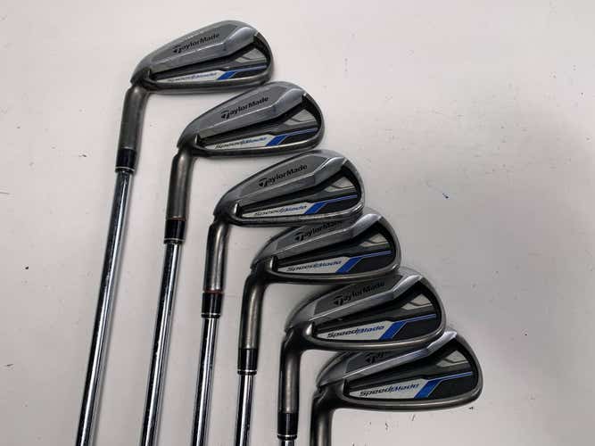 TaylorMade Speedblade Iron Set 4-PW (No 6) 85g Stiff Steel Mens LH