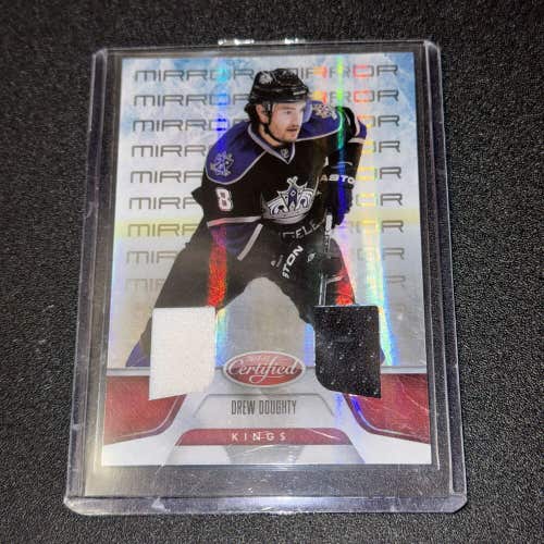 Drew Doughty LA Kings 2011-12 Panini NHL Certified Mirror Material Dual Red /150